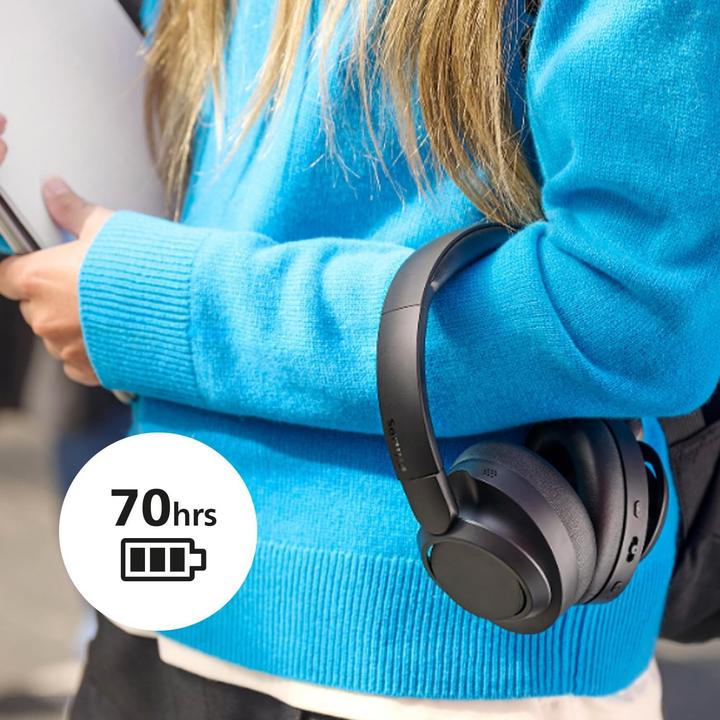 Actual product image Philips TAH6509BK (ANC, 45 h, Cable, Wireless)