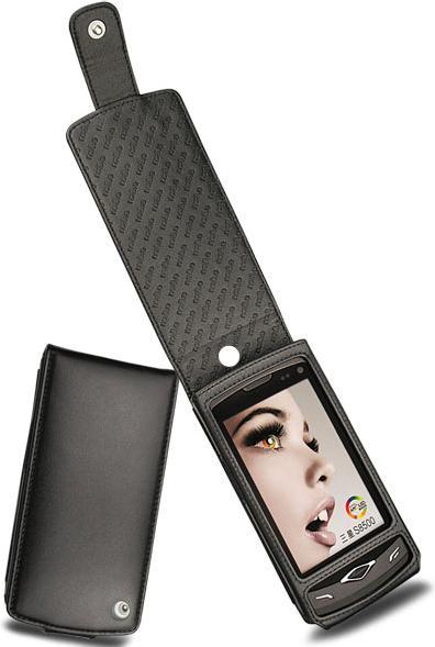 Actual product image Noreve Leather cover vertical (Samsung S8500 Wave)