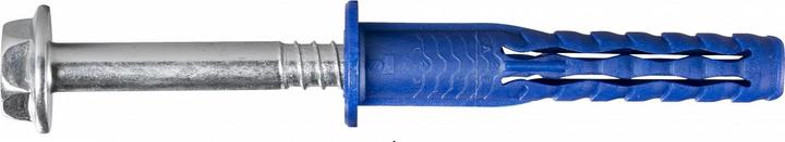 Actual product image RawlPlug R-FFS-K Frame fixing with the shortest anchoring zone and collar hex head – zinc plated (50 pcs.)
