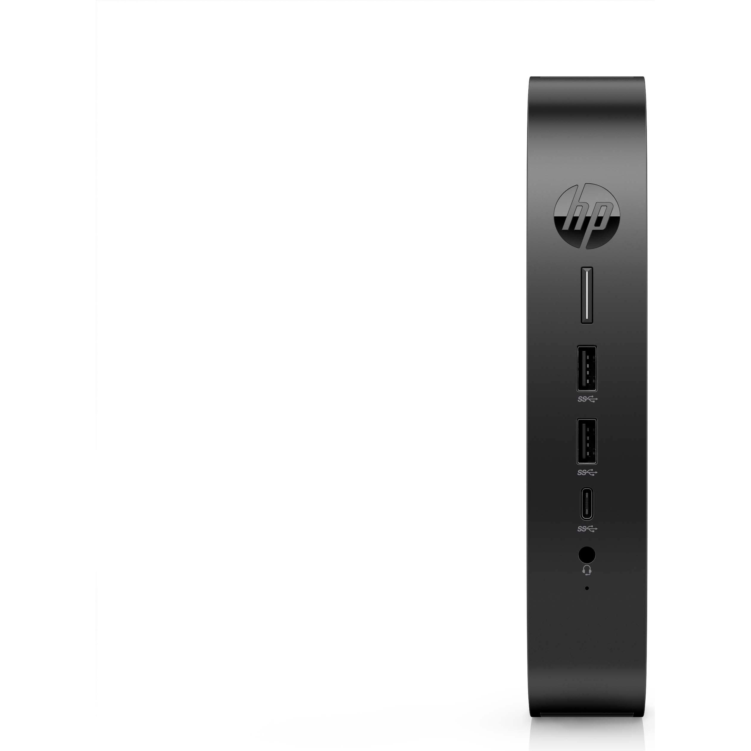 HP Elite t655/IGEL/Ryzen R2314/32GF/8GRW (AMD Ryzen Embedded R2314, 8 GB, 32 GB, AMD Radeon Graphics), PC, Schwarz