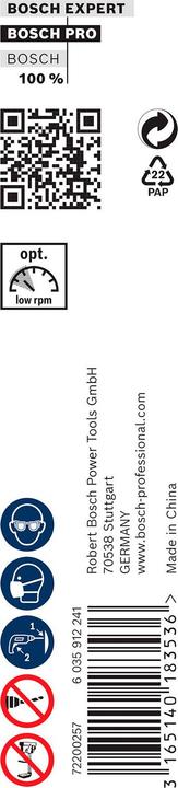 Image du produit Bosch Professional Zubehör Mèche à bois PRO Wood, 16 x 385 x 450 mm (11,1 mm)