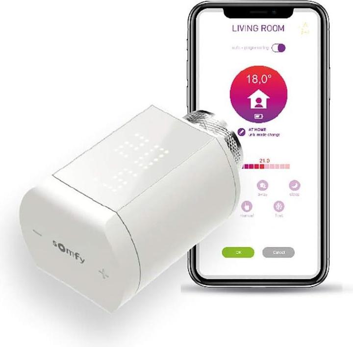 Produktbild somfy 1870508 Funk-Heizkörperthermostat TaHoma