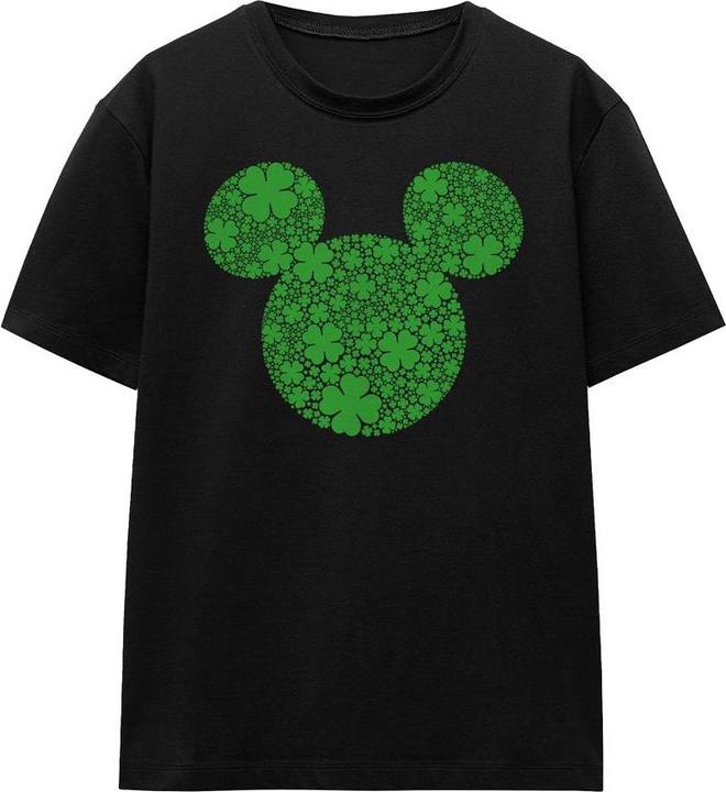 Actual product image Disney Unisex Adult Shamrock Ears Mickey Mouse St Patricks Day T-Shirt (XXL)