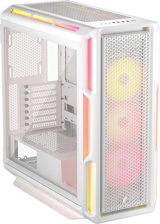 Produktbild Corsair Geh Midi 5000T LX RGB (Tempered Glass) White (ATX, E-ATX, mATX, Mini-ITX)