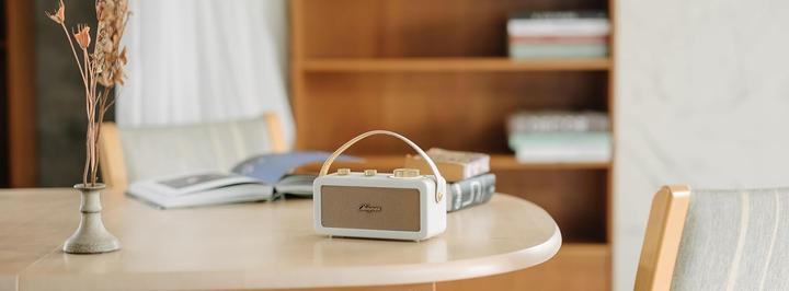 Image du produit Sangean RA-101 Radio à piles FM Bluetooth®, AUX rechargeable Ivory, Gold (FM, Bluetooth)