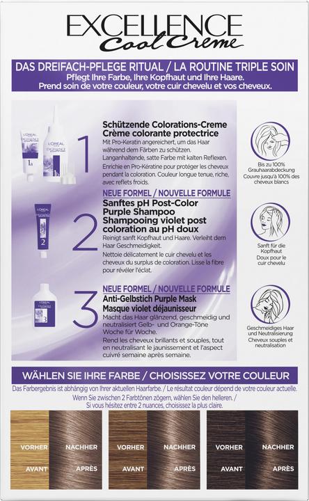 Immagine prodotto L'Oréal Paris Eccellenza Cool Crème (45603 Biondo ultra freddo)