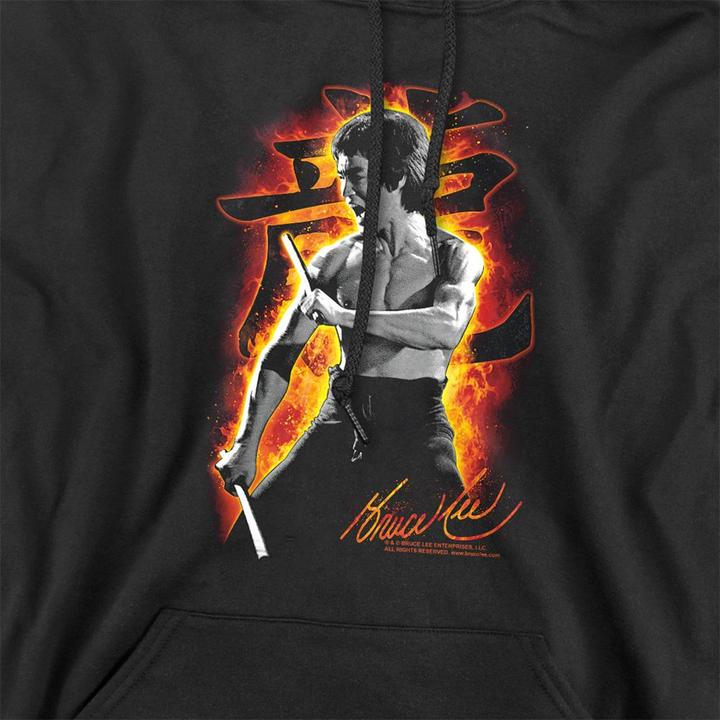 Produktbild Bruce Lee Dragon Fire Kapuzenpullover (XXL)