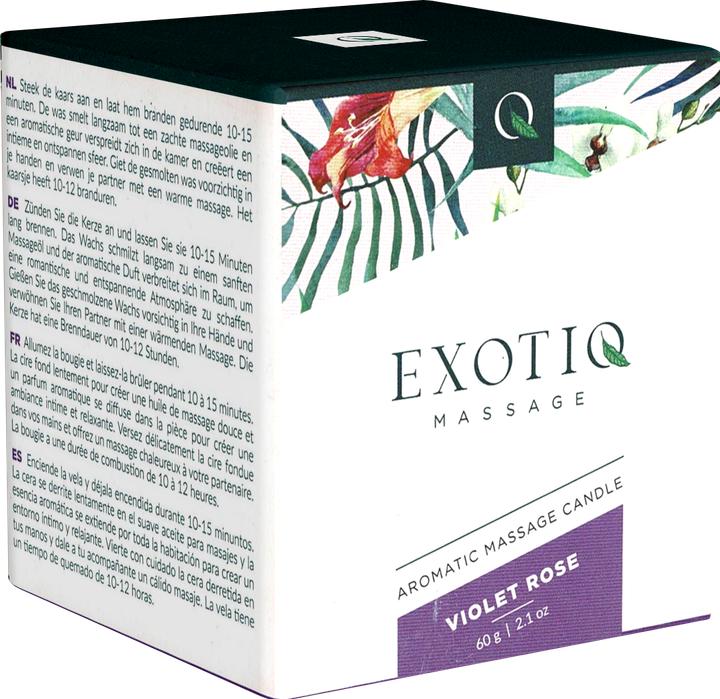 Productafbeelding Exotiq Massagekerze Violet Rose 60g (60 ml)