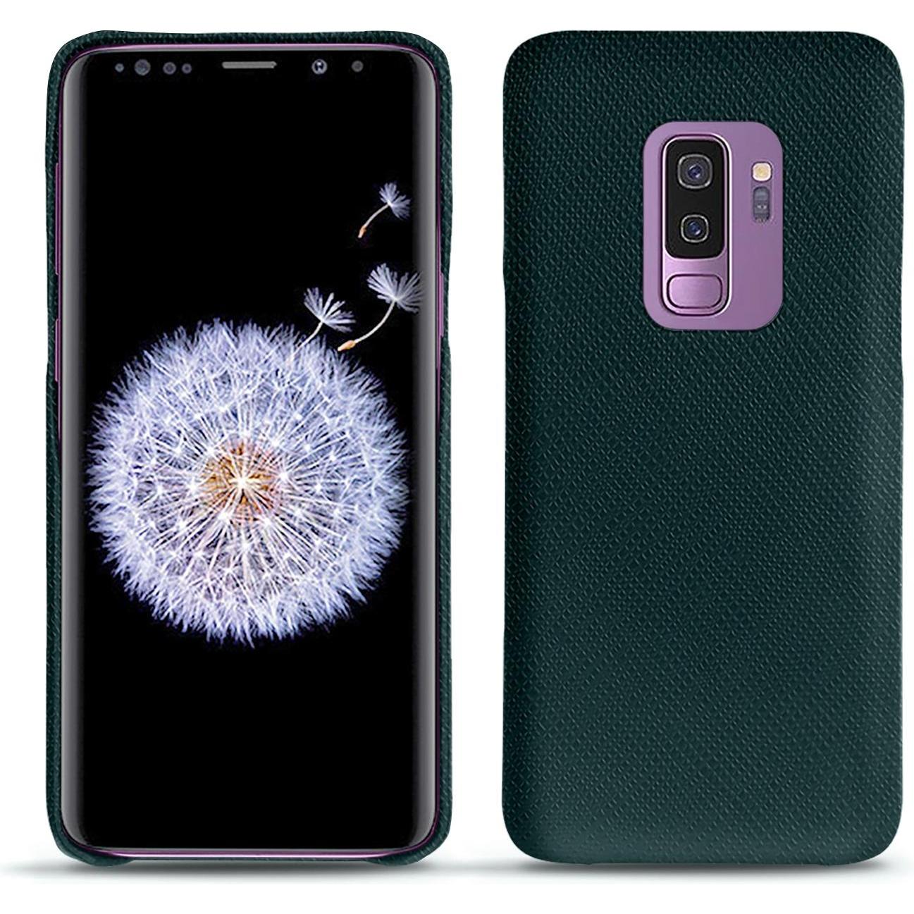 Noreve Lederschutzhülle (Samsung Galaxy S9+), Smartphone Hülle, Grün