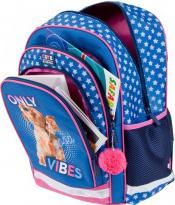 Actual product image Starpak Old School Backpack Good Vibes blue (446590)