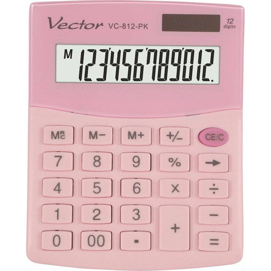 Vector, Taschenrechner, Kalkulatorius Smart 3724 KAV VC-812 PK (Batterien, Solarzellen)