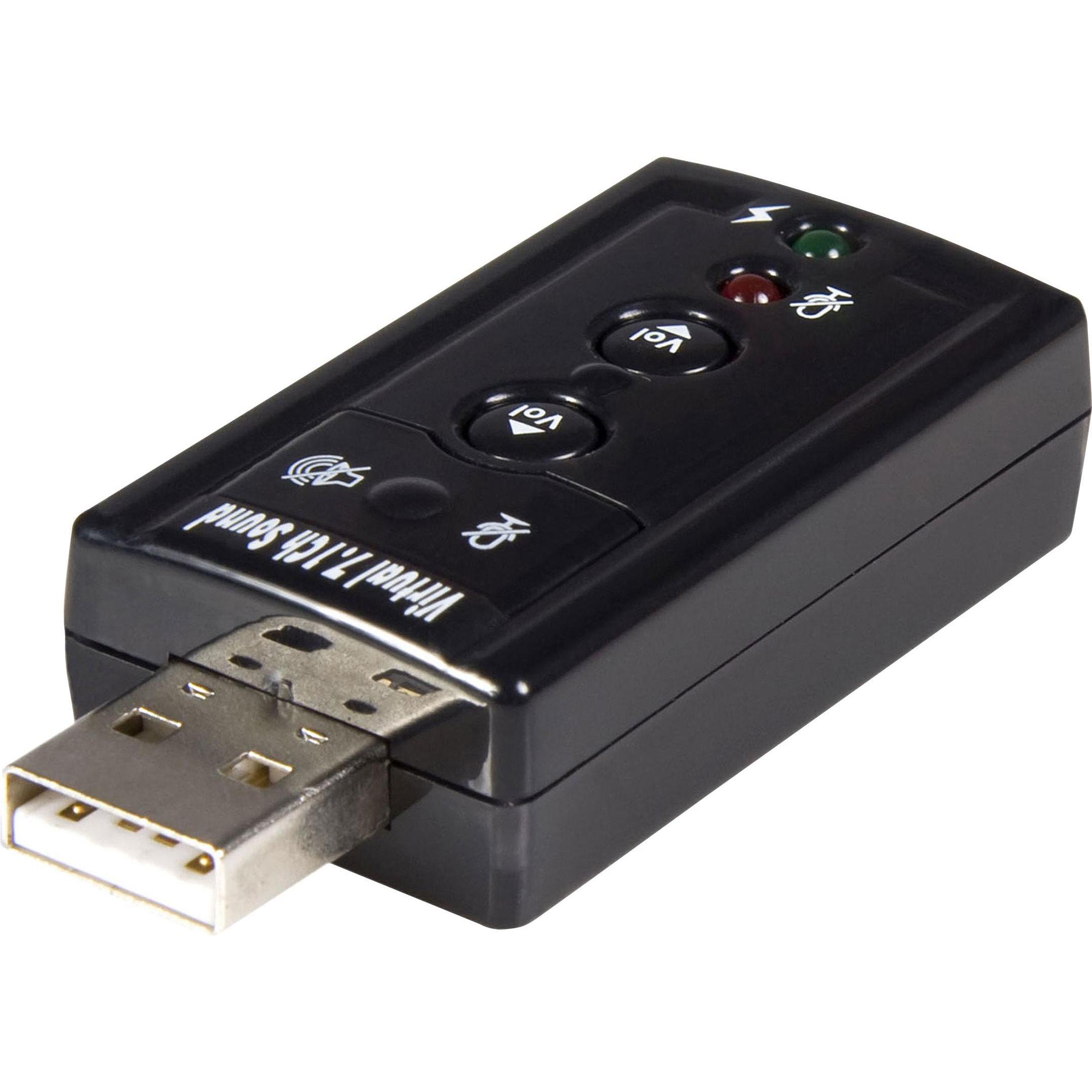 StarTech USB Stereo Audio Adapter (USB), Soundkarte, Weiss