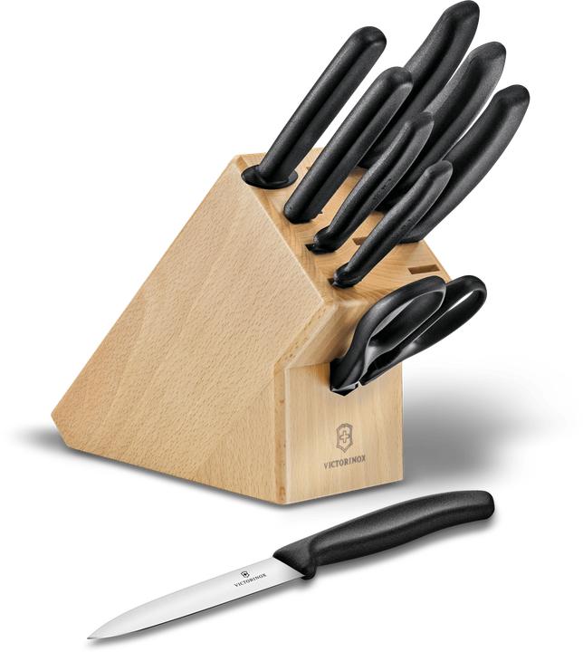 Image du produit Victorinox Bloc à couteaux Swiss Classic, 9 pièces