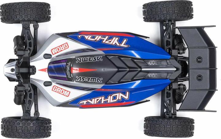 Actual product image Arrma Buggy Typhon Grom Mega 380 Blue, RTR, 1:18 (RTR Ready-to-Run)