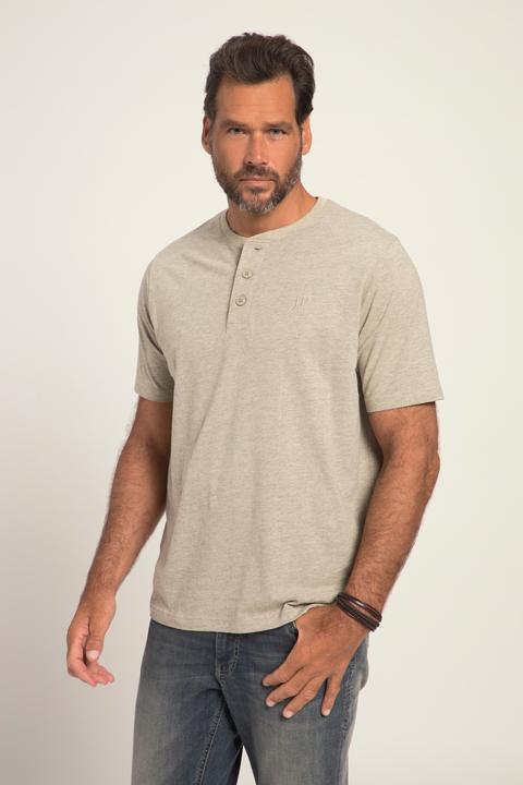 Image du produit JP1880 Henley collection Basic, col rond et patte de boutonnage, lot de 2 - jusqu’au 8XL (XXL)
