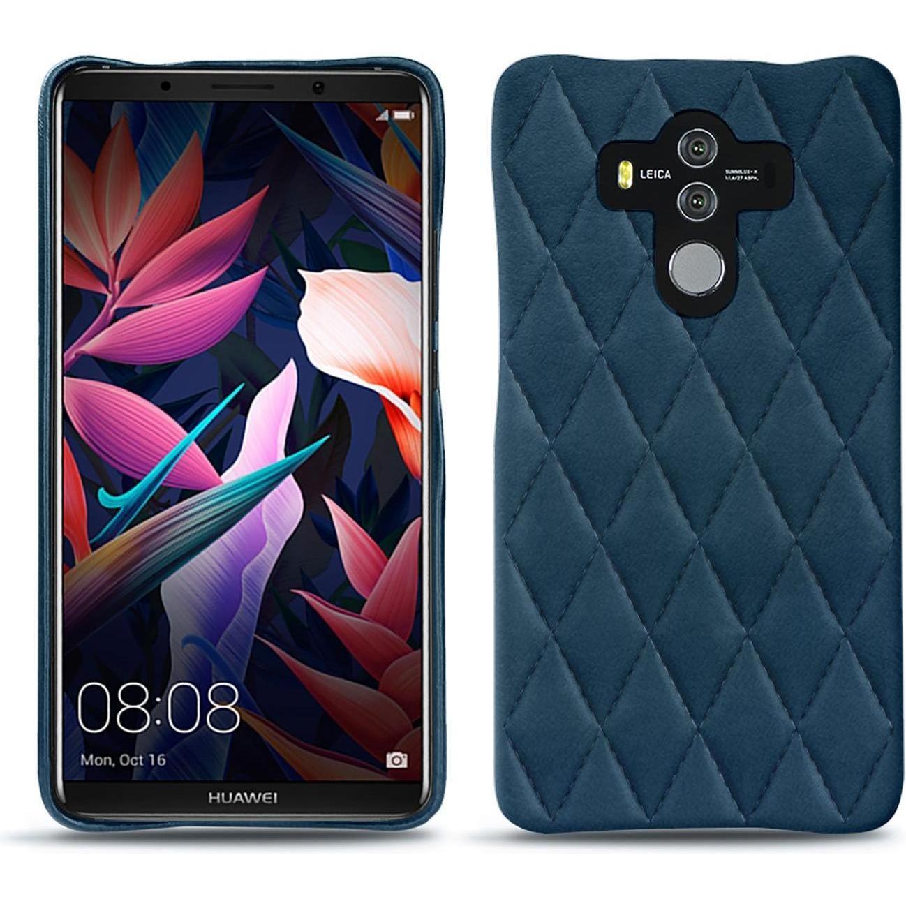 Noreve Lederschutzhülle (Huawei Mate 10 Pro), Smartphone Hülle, Blau
