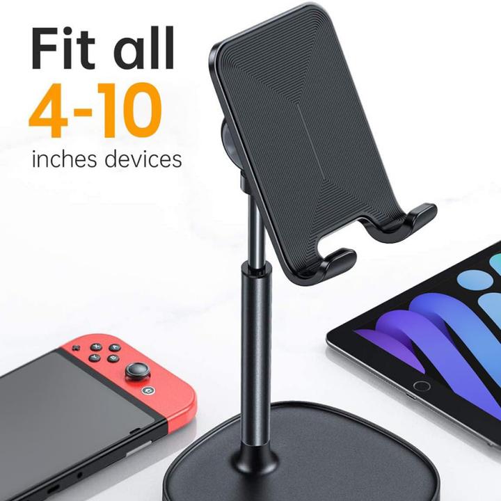 Actual product image Lisen - Desk Holder Mechanical Series (YL0421030004) - for Phones, Adjustable Height, Stable - Black