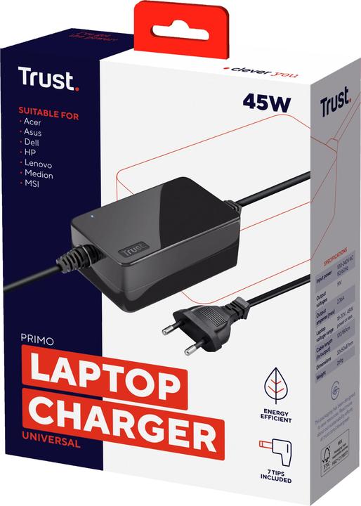 Produktbild Trust Primo 45W Ladegerät (45 W)
