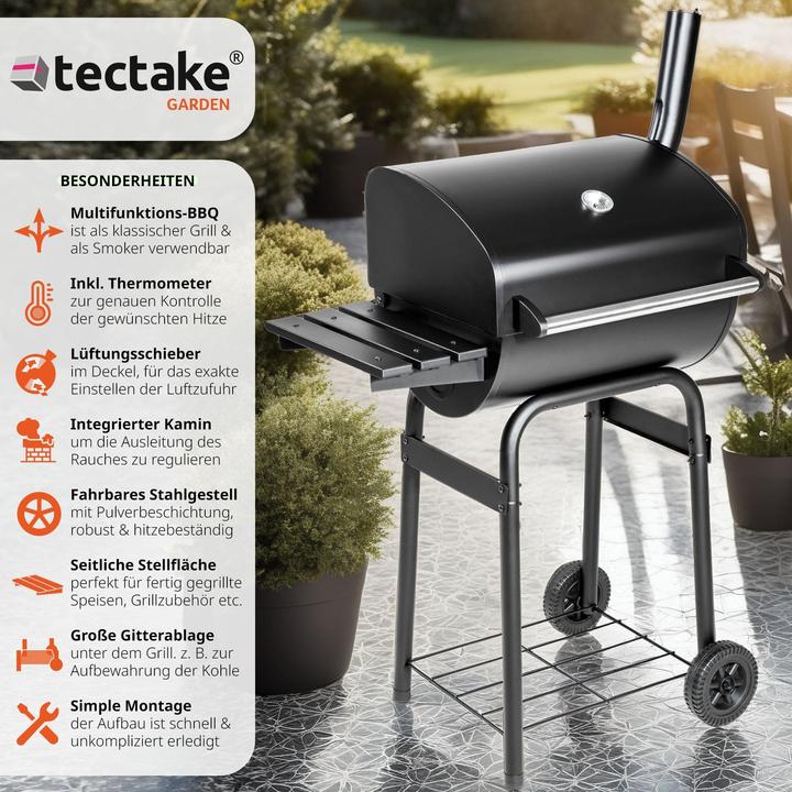 Image du produit tectake Barbecue multifonctions (85 cm)