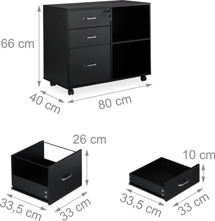 Immagine prodotto Relaxdays Contenitore a rotolo (80 x 40 x 66 cm)