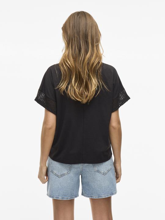 Actual product image Vila VIZIMA Rundhals Oberteil mit kurzen Ärmeln (XL)