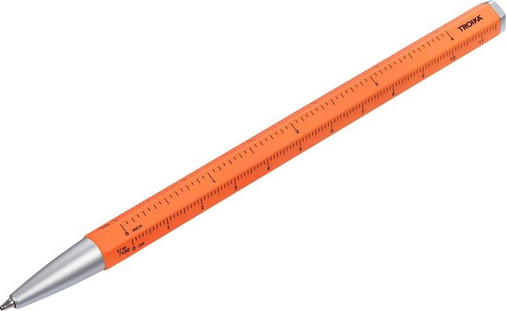 Image du produit Troika Stylo à Bille Construction Basic Orange (Orange fluo, 4 x)
