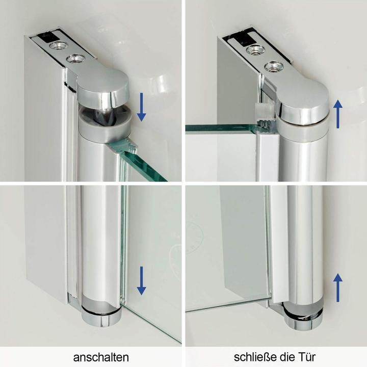 Produktbild Emke Duschwand (100 cm, 100 cm, 140 cm)