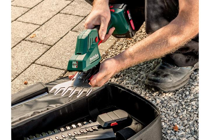 Actual product image Metabo Shrub and SGS LTX Q (Rechargeable battery operated)