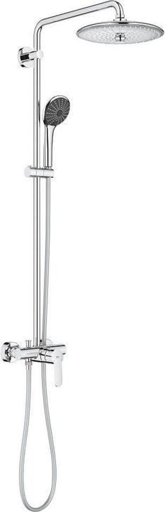 Produktbild Grohe Vitalio Joy 260 Duschsystem, mit Brausearmatur, wassersparend, 3 Strahlarten, Wandmontage, Antikalk-