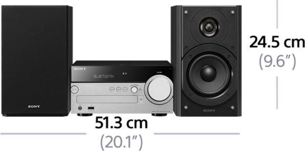 Actual product image Sony Cmt-Sx7b (CD player, Wi-Fi, Bluetooth, Multiroom, Airplay, Chromecast, Spotify Connect)