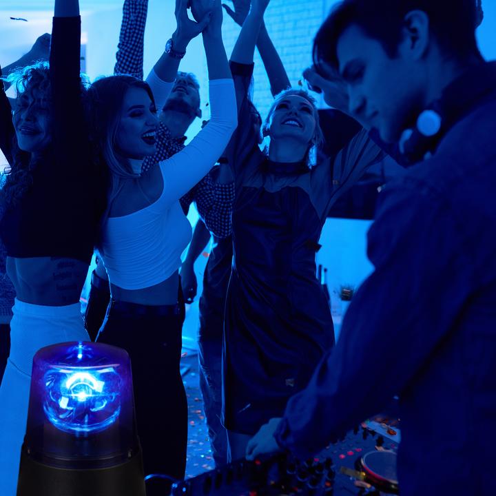 Actual product image Relaxdays Blue Strobe Light