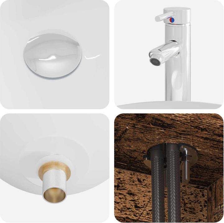 Actual product image vidaXL Moderner Waschtisch (410 mm, 495 mm)