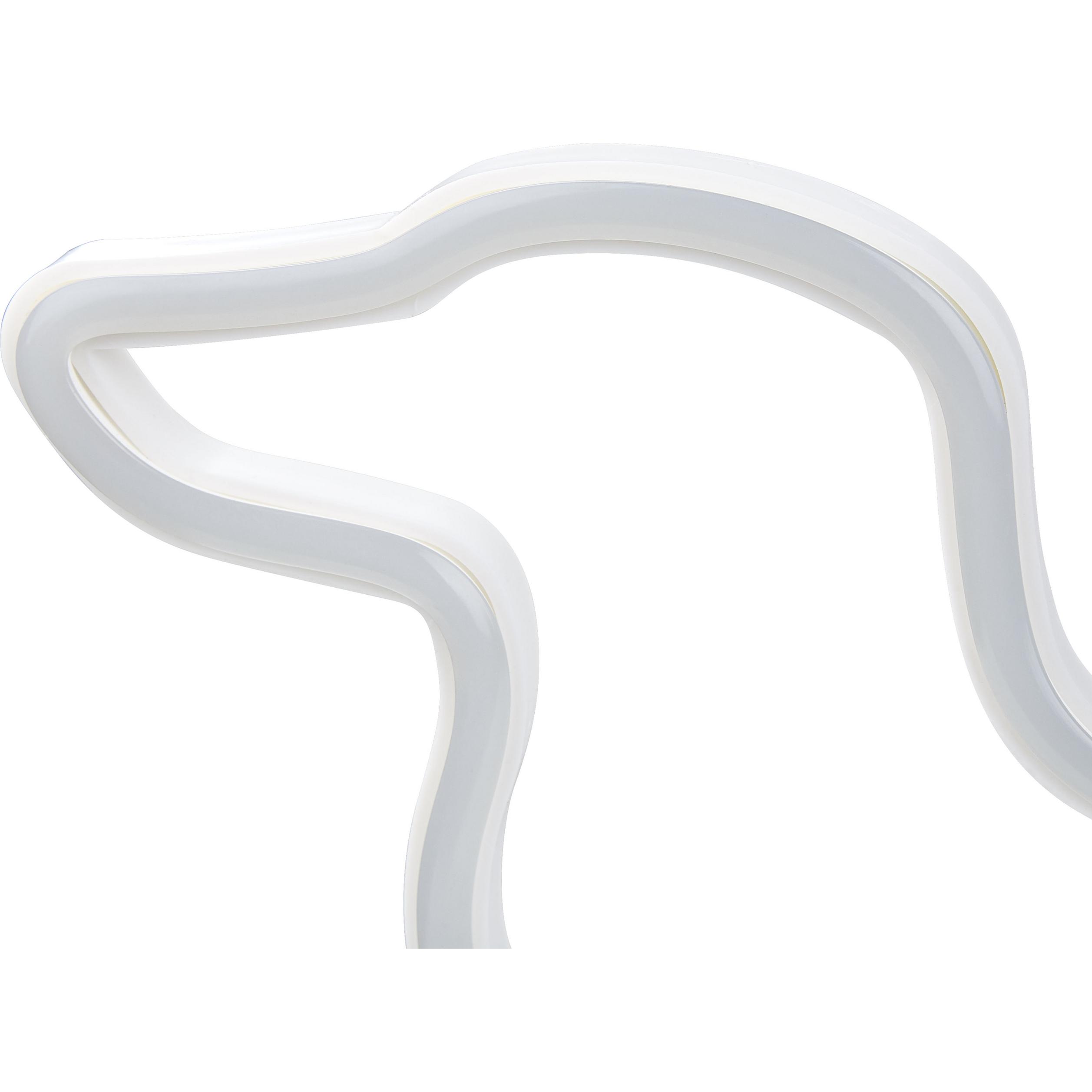 Beliani, Wanddeko, Neonlicht LED Dekofigur blau Hundeform 20 cm FRANCIS