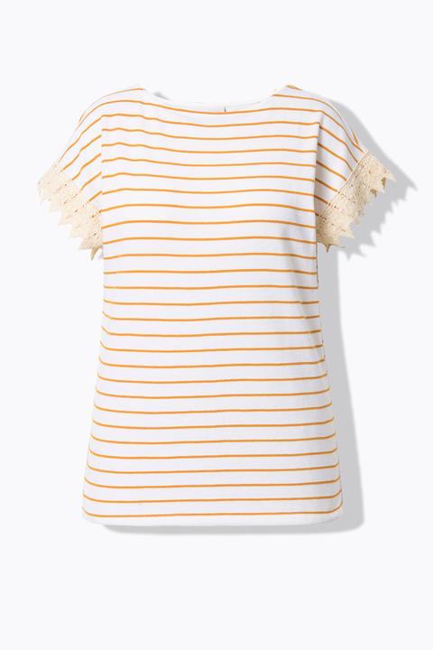 Produktbild Ulla Popken Ringelshirt, U-Boot-Ausschnitt, Halbarm (60)