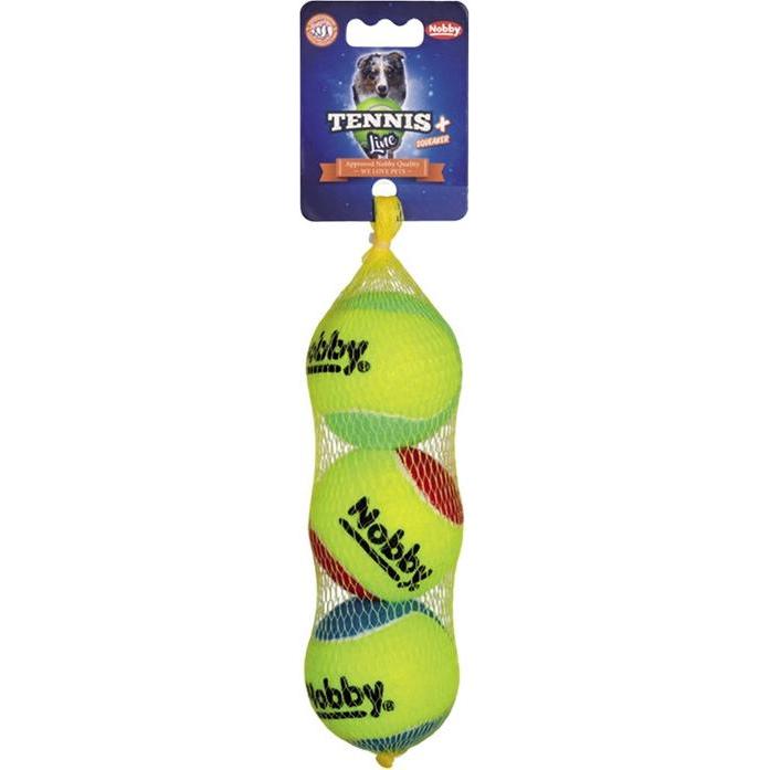 Nobby Tennisball mit Squeaker, Hundespielzeug