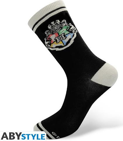 Produktbild ABYstyle Calze Harry Potter : Black & Grey - Hogwarts (One Size)