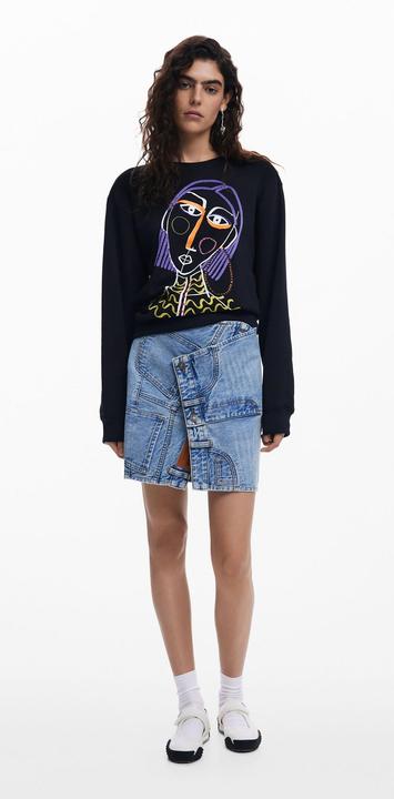 Image du produit Desigual Sweat Face 2017 Carbon (L)