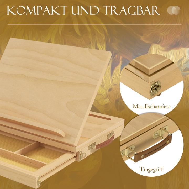 Actual product image Vinsetto Table easel Suitcase easel