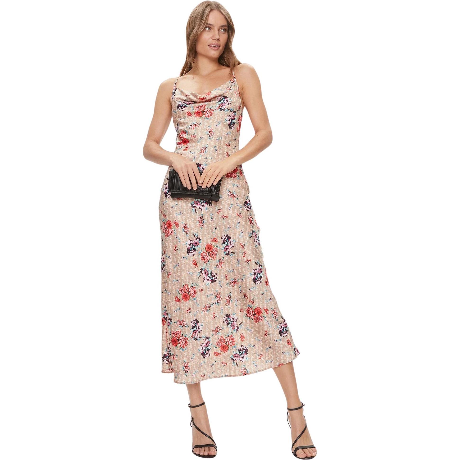Guess, Damen, Kleider, eng aniegendes keid für en akiina, Mehrfarbig, (L)