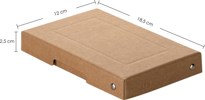 Actual product image Falken PURE Box Nature A6 25 mm filling height natron brown (A6)