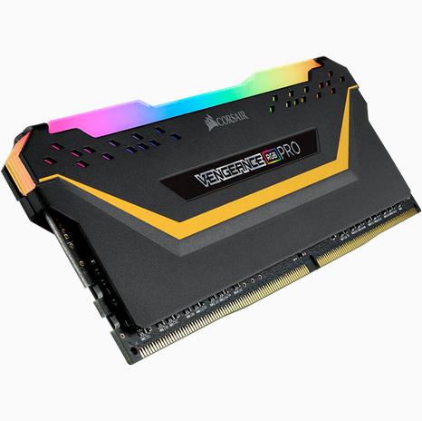 Immagine prodotto Corsair Vengeance RGB Pro Juodas 16GB Kit (2x 8GB) DDR4-3200 CL16 DIMM RAM (2 x 8GB, 3200 MHz, DDR4-RAM, DIMM)