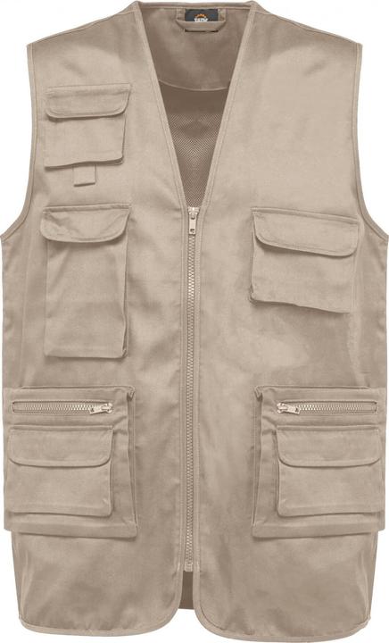Kariban Gefütterte Polycotton-Multitaschen-Weste (3XL)