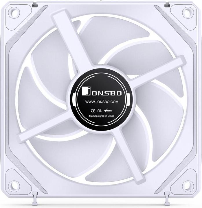 Jonsbo ZL-120W PWM ARGB Lüfter 3er Pack, reguläre Ausrichtung - 120mm, weiss (120 mm, 3 x)