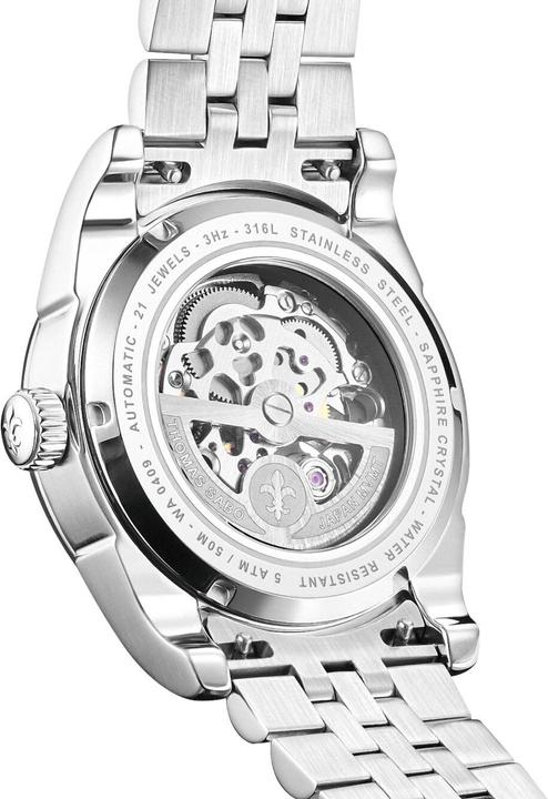 Actual product image Thomas Sabo WA0409-201-203 Herrenuhr Automatik Schwarz 41mm 5ATM (Analogue wristwatch, 41 mm)