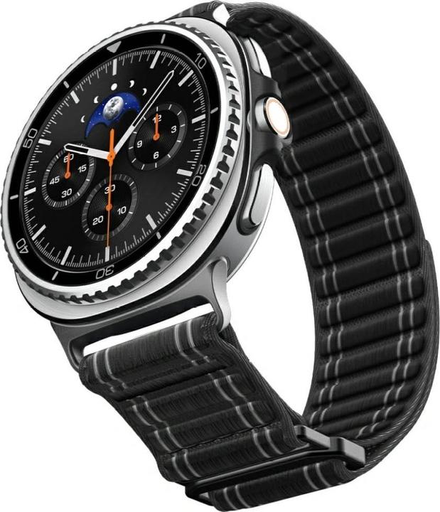 Actual product image Spigen WBFO Band for Samsung Galaxy Watch 8 / Classic (40/44/46mm) black (20 mm, 22 mm, Nylon)