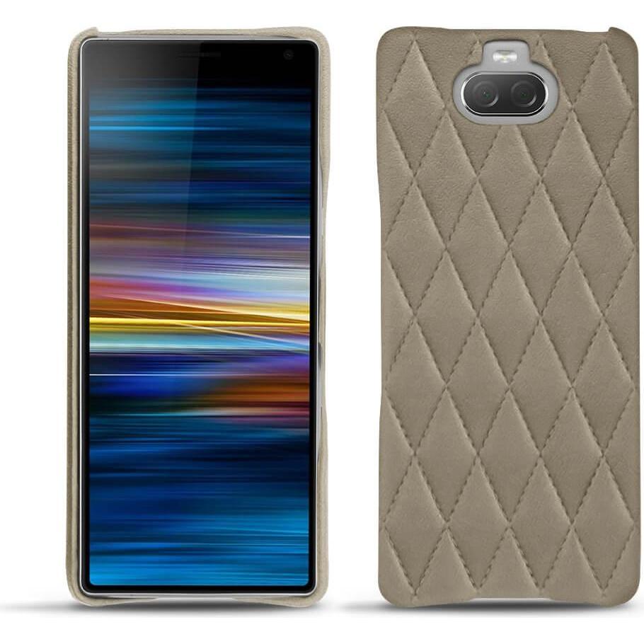 Noreve Lederschutzhülle (Sony Xperia 10), Smartphone Hülle, Beige