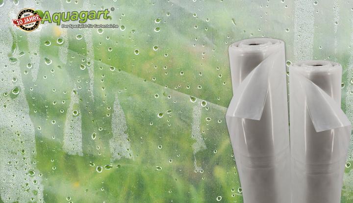 Actual product image Aquagart 18m Gartenfolie Gewächshausfolie UV 5 Frühbeetfolie Treibhausfolie 4m breit