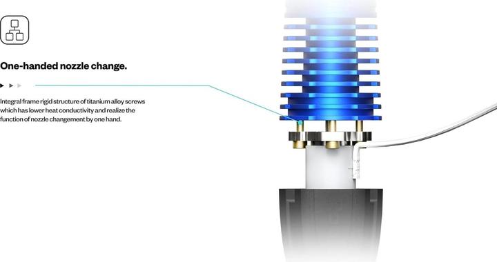 Actual product image Phaetus Rapido Hot-End Ultra High Flow - Black