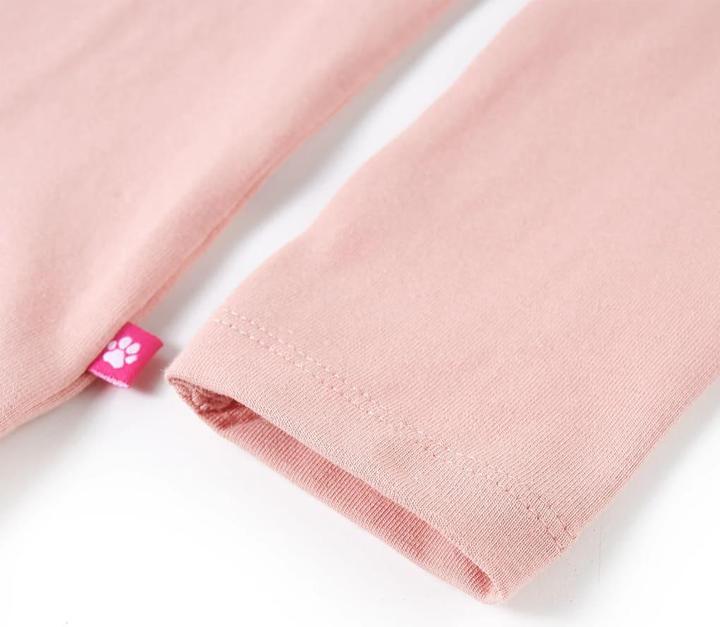 Immagine prodotto vidaXL Camicia a maniche lunghe per bambini rosa chiaro 92,Materiale: 95% cotone. 5 (92)