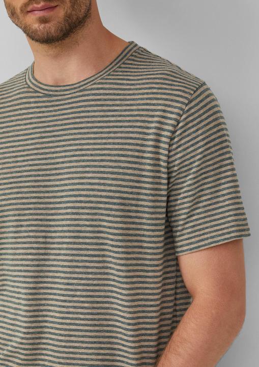 Produktbild S.Oliver T-Shirt Meliertes Ringel-Shirt mit Crew Neck (3XL)